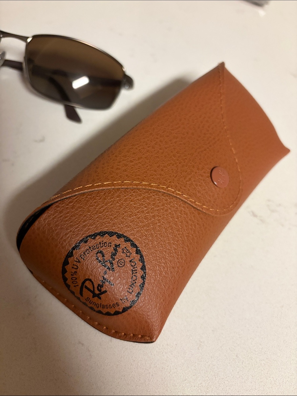 Ray-Ban RB3498 Sunglasses in Gunmetal With Gradient Brown Polarized Lens (NWOT) - Picture 9 of 12